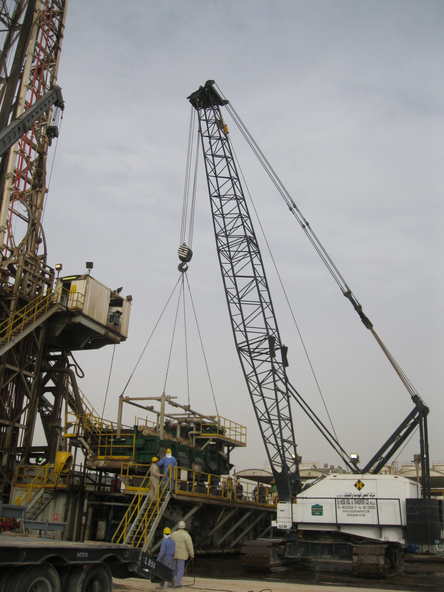 Rig-support operation